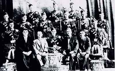 Picture Rockhampton Pipe Band 1950