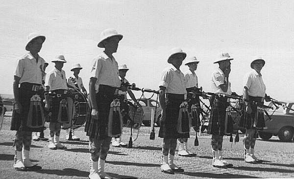rocky pipe band 1960s