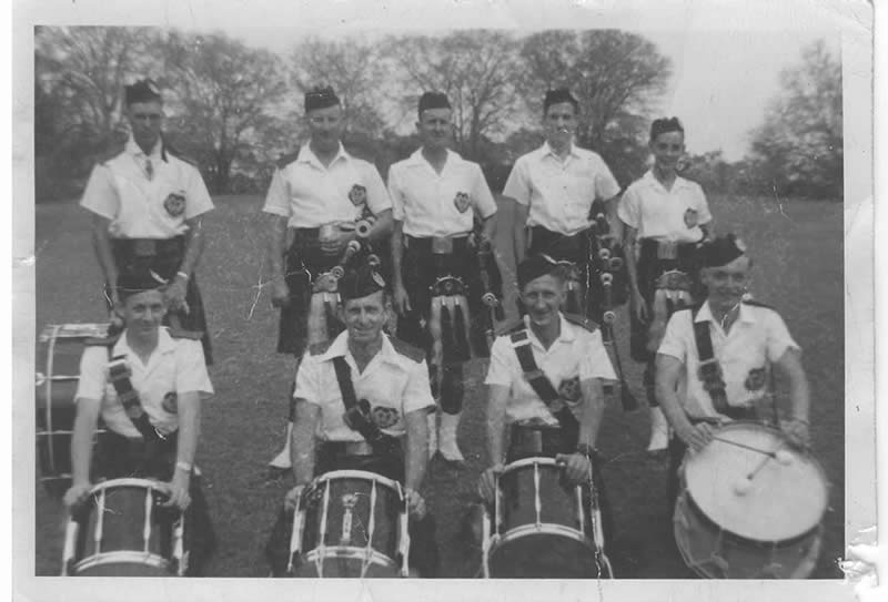 Rocky Pipe Band 1960