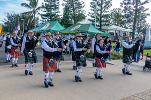 ANZAC 2021 Emu Park Rockhampton Highlanders